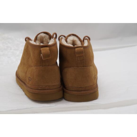 UGG Neumel Men's Chukka Boots Size 15 Chestnut Suede Sheepskin Lined - Picture 7 of 11